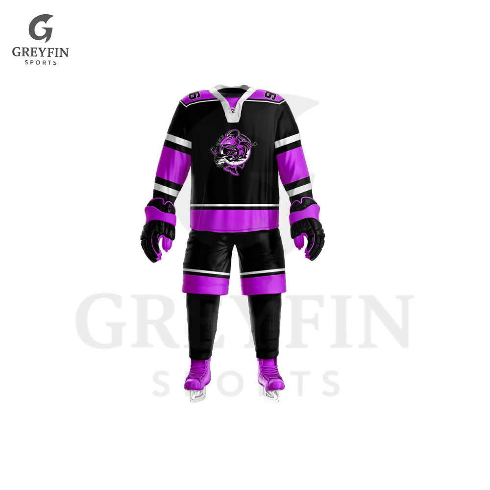 Custom Ice Hockey Uniform – GF-IHK-003 - Image 2