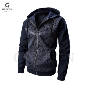 Custom Men’s Zip-Up Hoodie – GF-MZH-009
