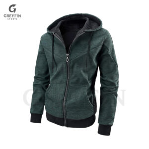 Custom Men’s Zip-Up Hoodie – GF-MZH-006
