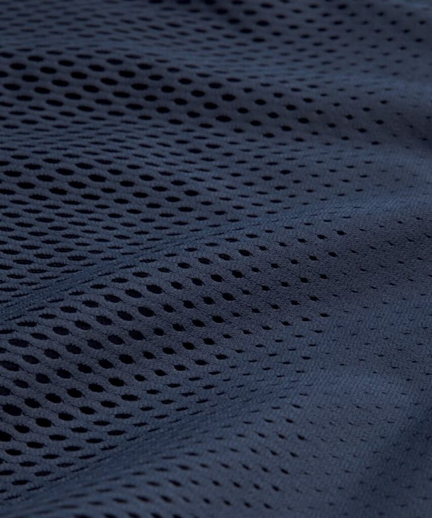 Breathable sports mesh fabric for teamwear and performance apparel