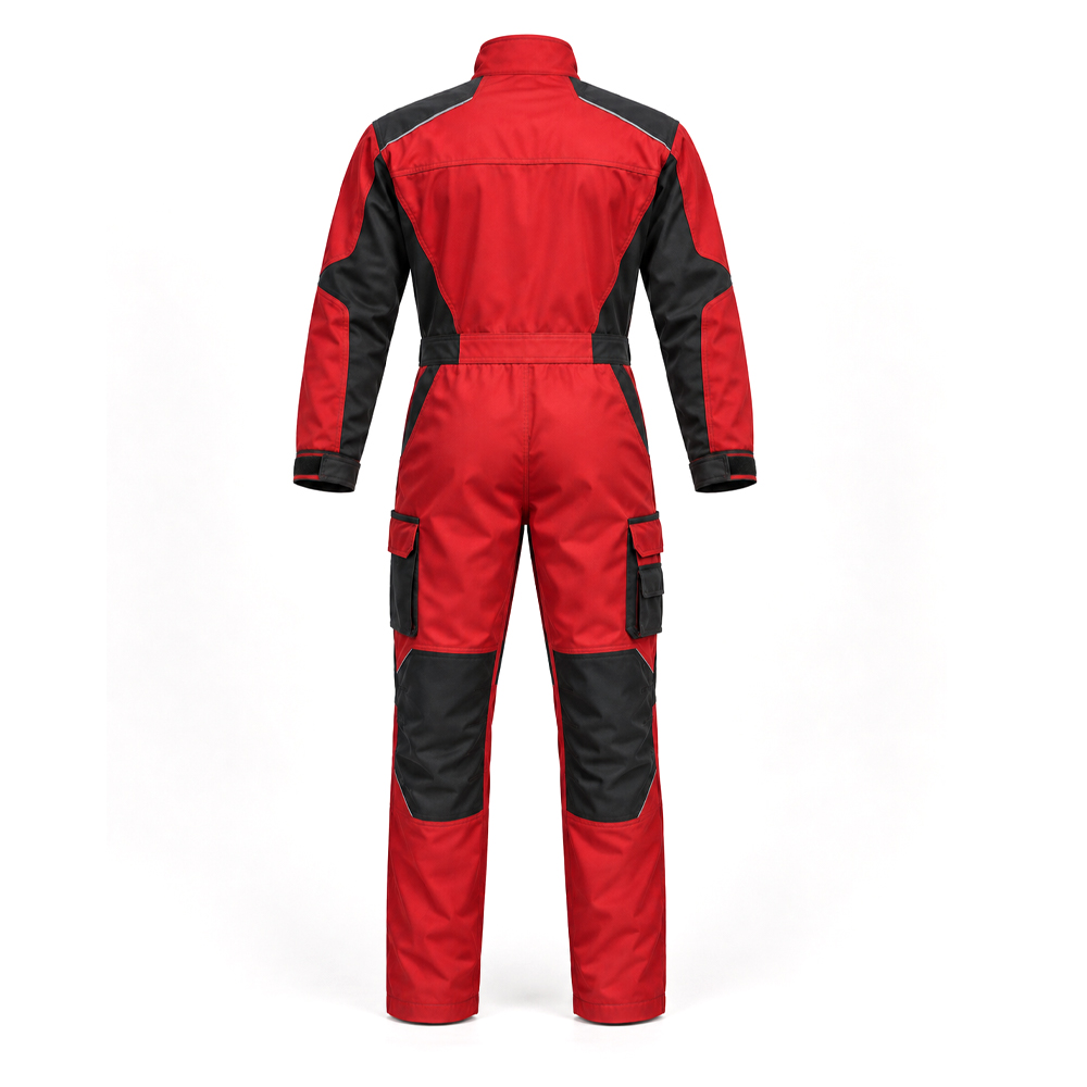 Custom coveralls customization and branding detail