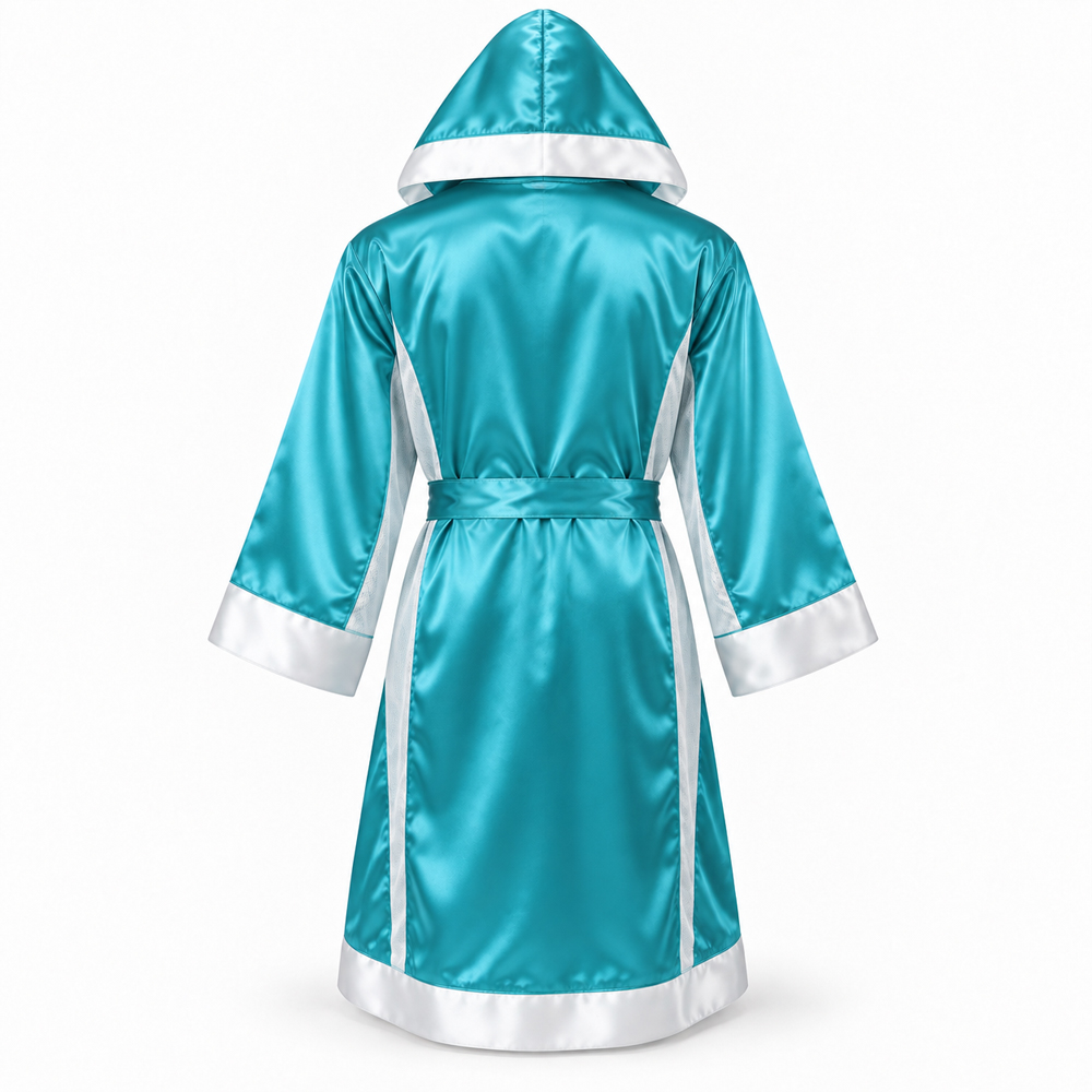 Custom boxing robes customization and branding detail