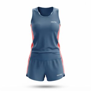Women’s custom lightweight running set front view – GF-RUN-001