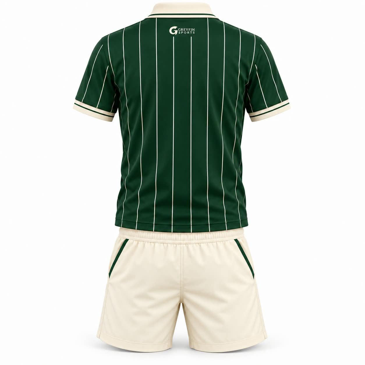 Custom Tennis Uniform GF-TN-006 – Green Pinstripe, product image 2