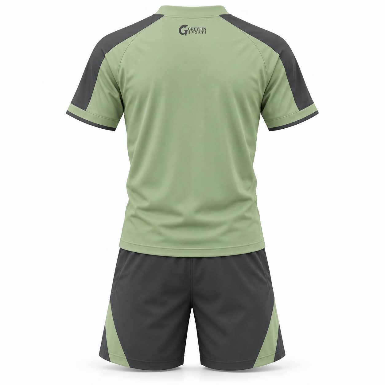Custom Pickleball Uniform GF-PB-008 – Sage & Charcoal, product image 2