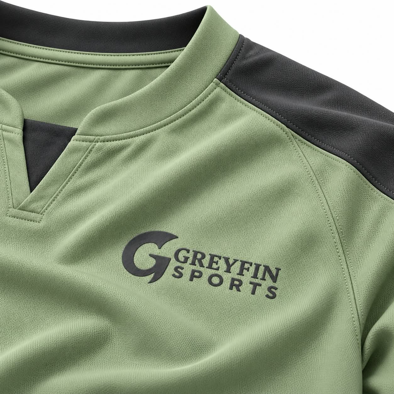 Custom Pickleball Uniform GF-PB-008 – Sage & Charcoal, product image 3