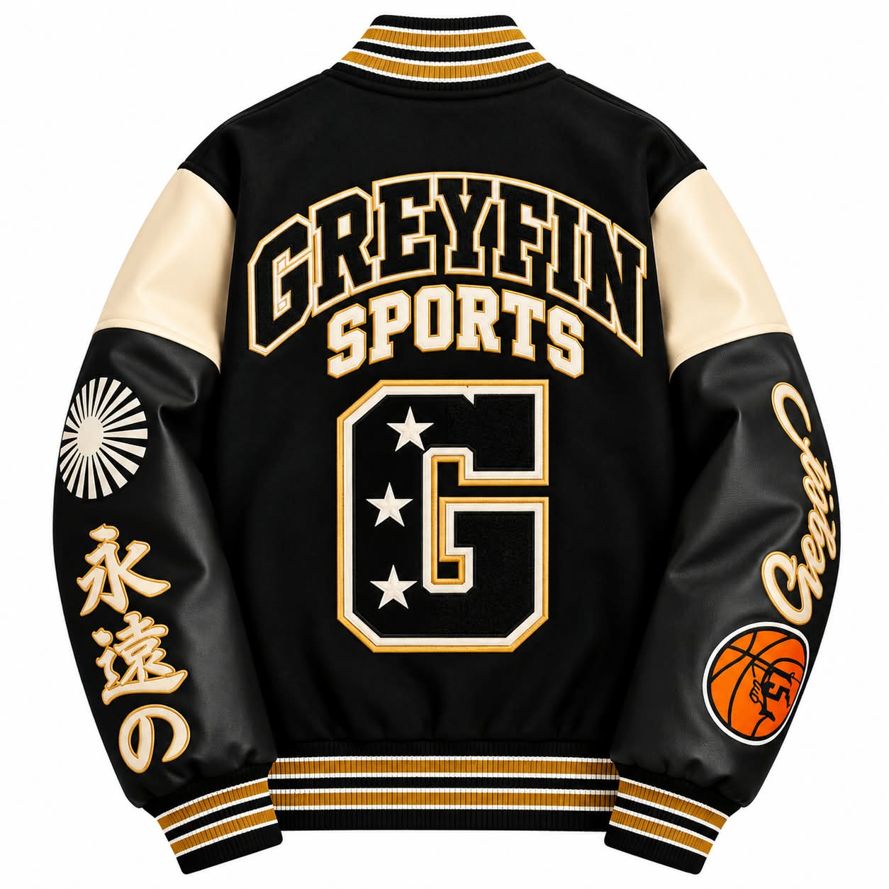 Custom Varsity Jackets – Premium Letterman Jackets & Private Label Manufacturer – GFS-VAR-003 - Image 2
