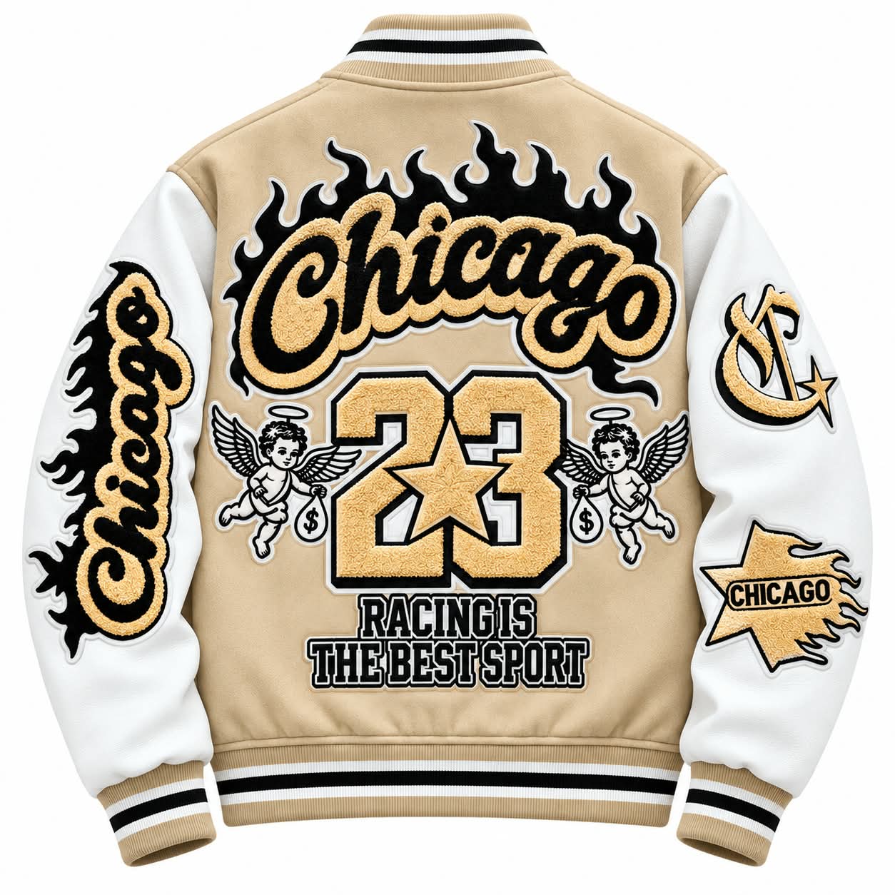 Custom Varsity Jackets – Premium Letterman Jackets & Private Label Manufacturer – GFS-VAR-004 - Image 2