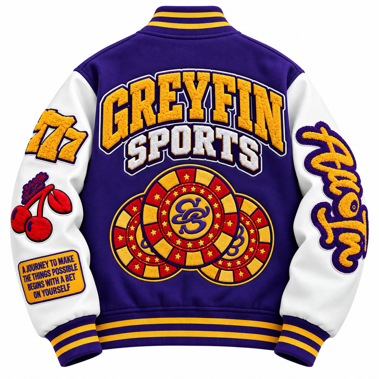 Custom Varsity Jackets – Premium Letterman Jackets & Private Label Manufacturer – GFS-VAR-008 - Image 2