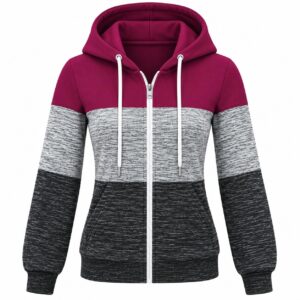 Custom Women's Zip-Up Hoodies – Premium Private Label & Bulk Hoodie Manufacturer – GFS-WZH-005