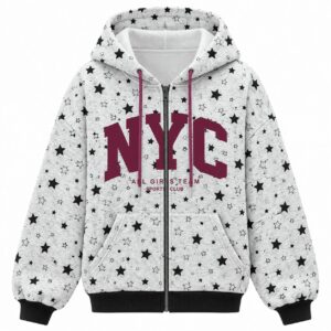 Custom Women's Zip-Up Hoodies – Premium Private Label & Bulk Hoodie Manufacturer – GFS-WZH-003